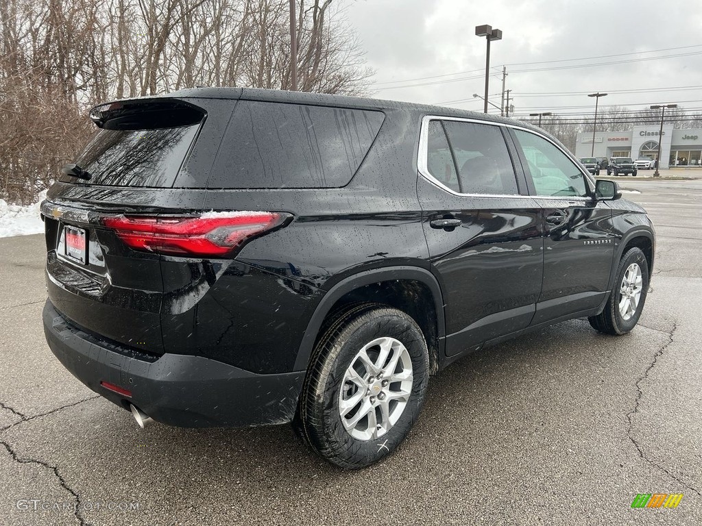 2023 Traverse LS AWD - Mosaic Black Metallic / Jet Black/Chai photo #3