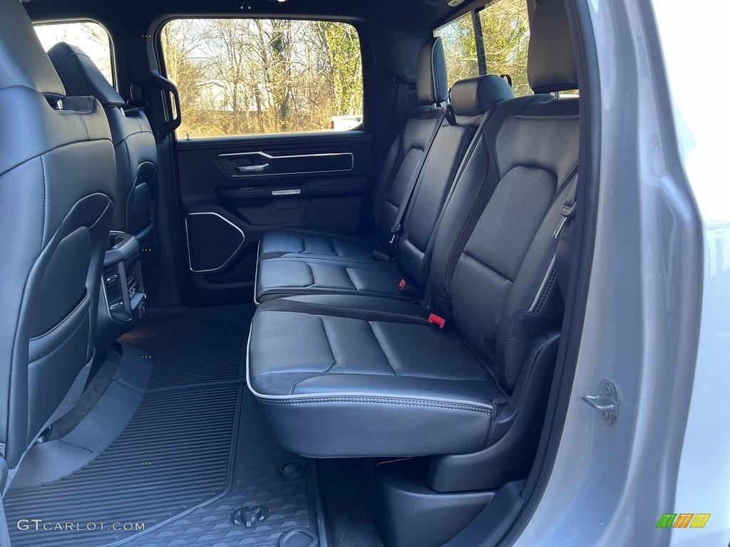 Black Interior 2023 Ram 1500 Laramie Night Edition Crew Cab 4x4 Photo #145553371