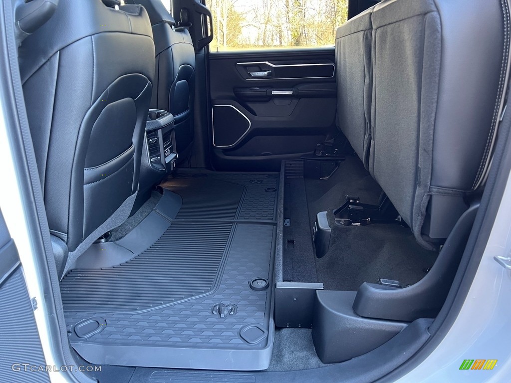 Black Interior 2023 Ram 1500 Laramie Night Edition Crew Cab 4x4 Photo #145553377