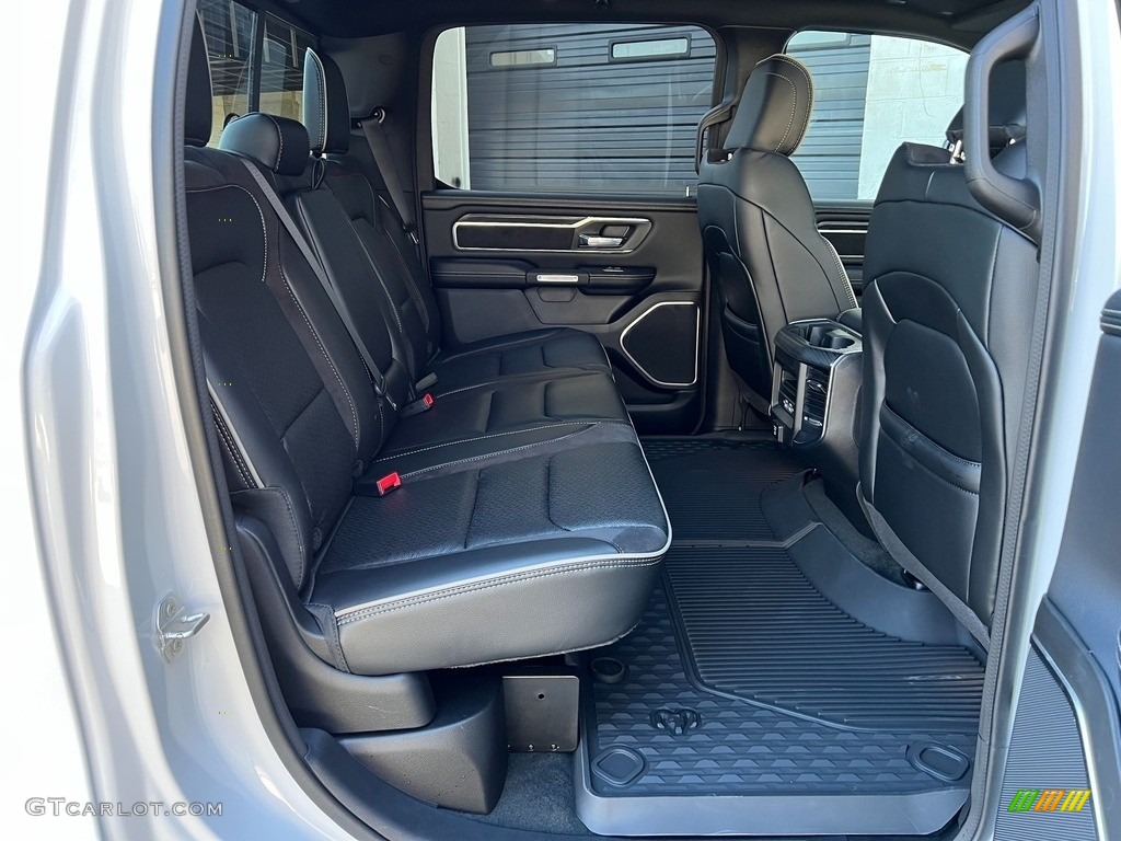 Black Interior 2023 Ram 1500 Laramie Night Edition Crew Cab 4x4 Photo #145553383