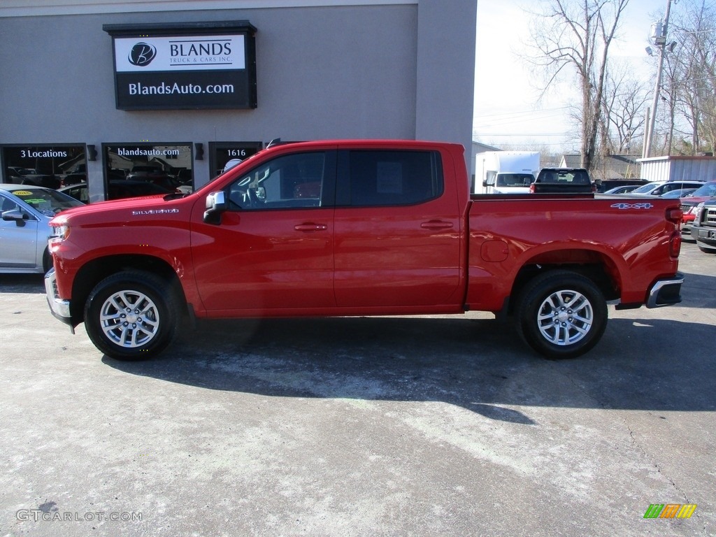2022 Silverado 1500 Limited LT Crew Cab 4x4 - Red Hot / Jet Black photo #1