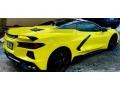 Accelerate Yellow Metallic 2022 Chevrolet Corvette Stingray Convertible Exterior
