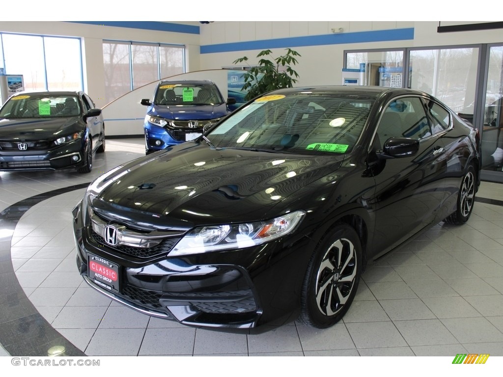 2017 Accord LX-S Coupe - Crystal Black Pearl / Black photo #1