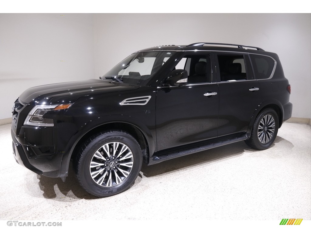 Super Black 2022 Nissan Armada SL 4x4 Exterior Photo #145554470