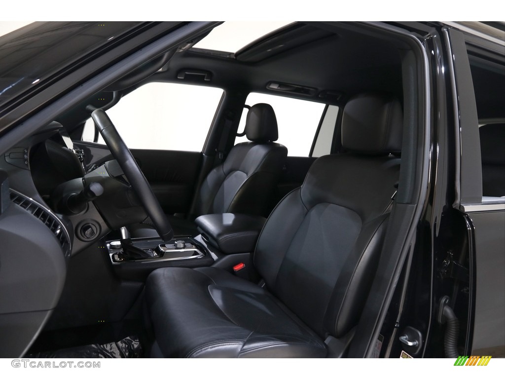 Black Interior 2022 Nissan Armada SL 4x4 Photo #145554476