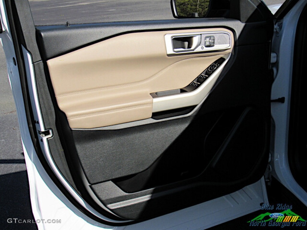 2021 Explorer Limited - Star White Metallic Tri-Coat / Sandstone photo #10