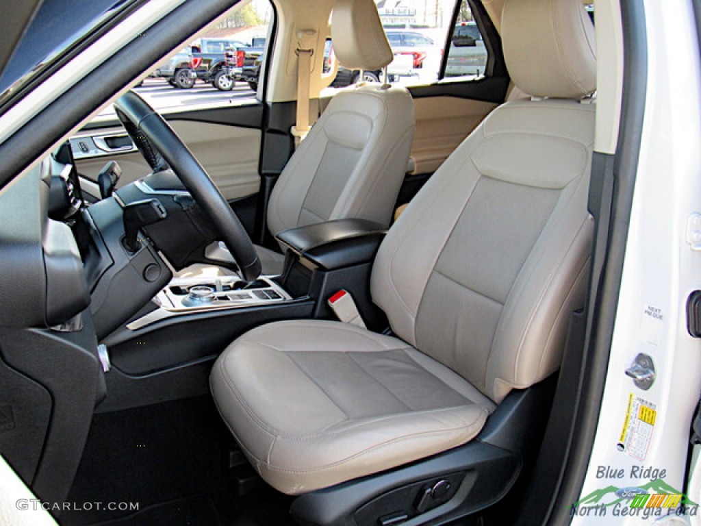2021 Explorer Limited - Star White Metallic Tri-Coat / Sandstone photo #11