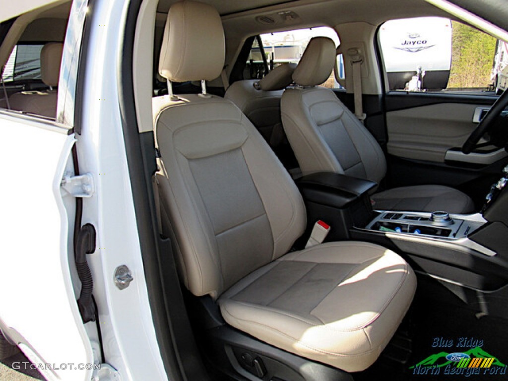 2021 Explorer Limited - Star White Metallic Tri-Coat / Sandstone photo #12