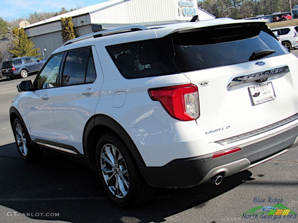 2021 Explorer Limited - Star White Metallic Tri-Coat / Sandstone photo #32
