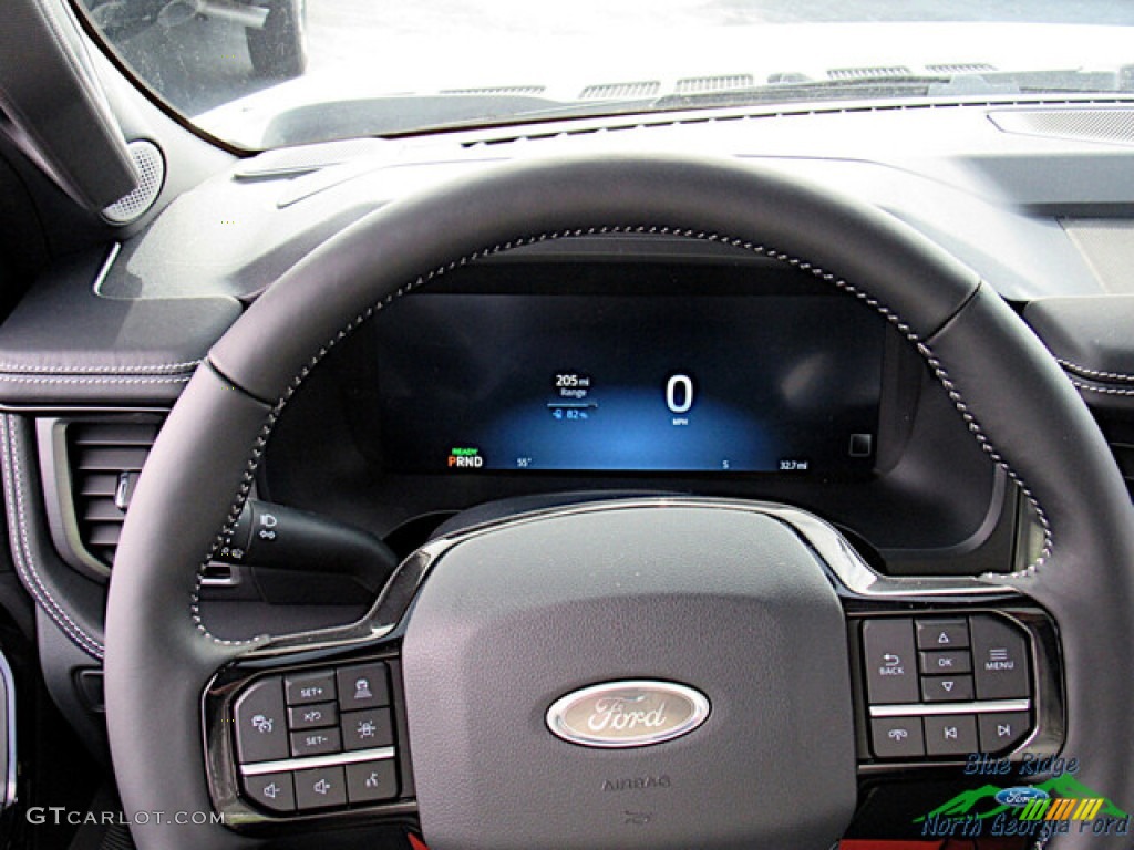 2023 Ford F150 Lightning Platinum 4x4 Steering Wheel Photos