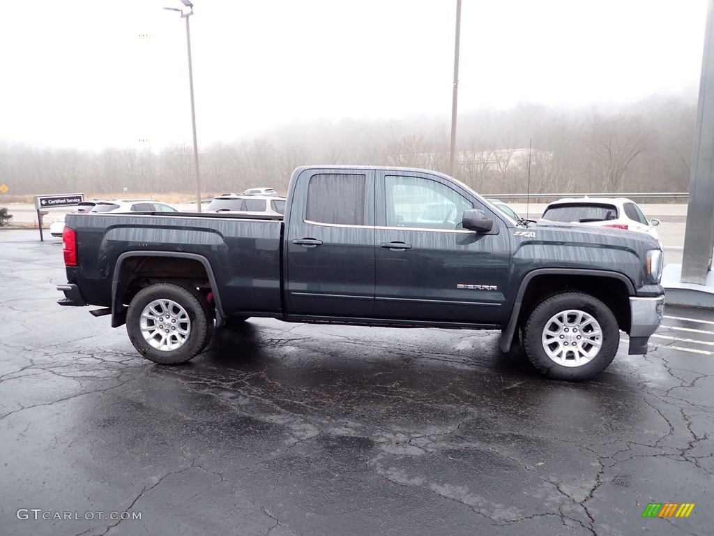 Dark Slate Metallic 2019 GMC Sierra 1500 Limited SLE Double Cab 4WD Exterior Photo #145556363
