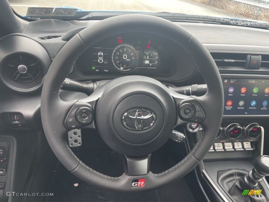 2023 Toyota GR86 Premium Coupe Black Steering Wheel Photo #145556693