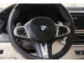 Ivory White 2022 BMW X5 M50i Steering Wheel