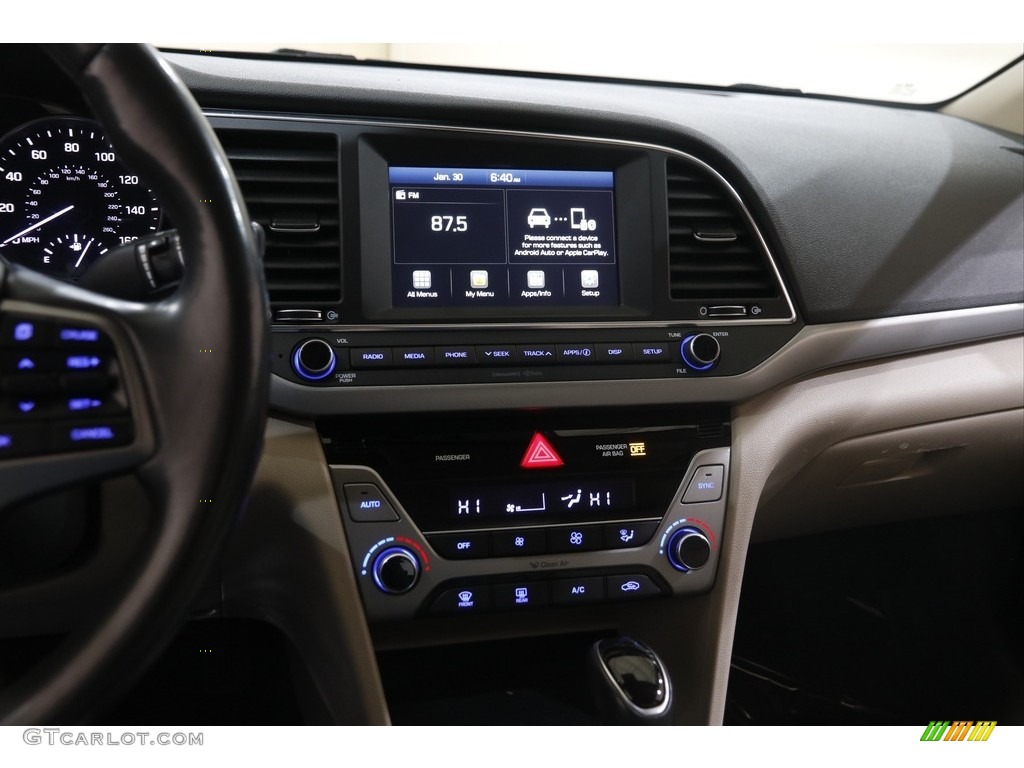 2018 Elantra Value Edition - Scarlet Red / Beige photo #9