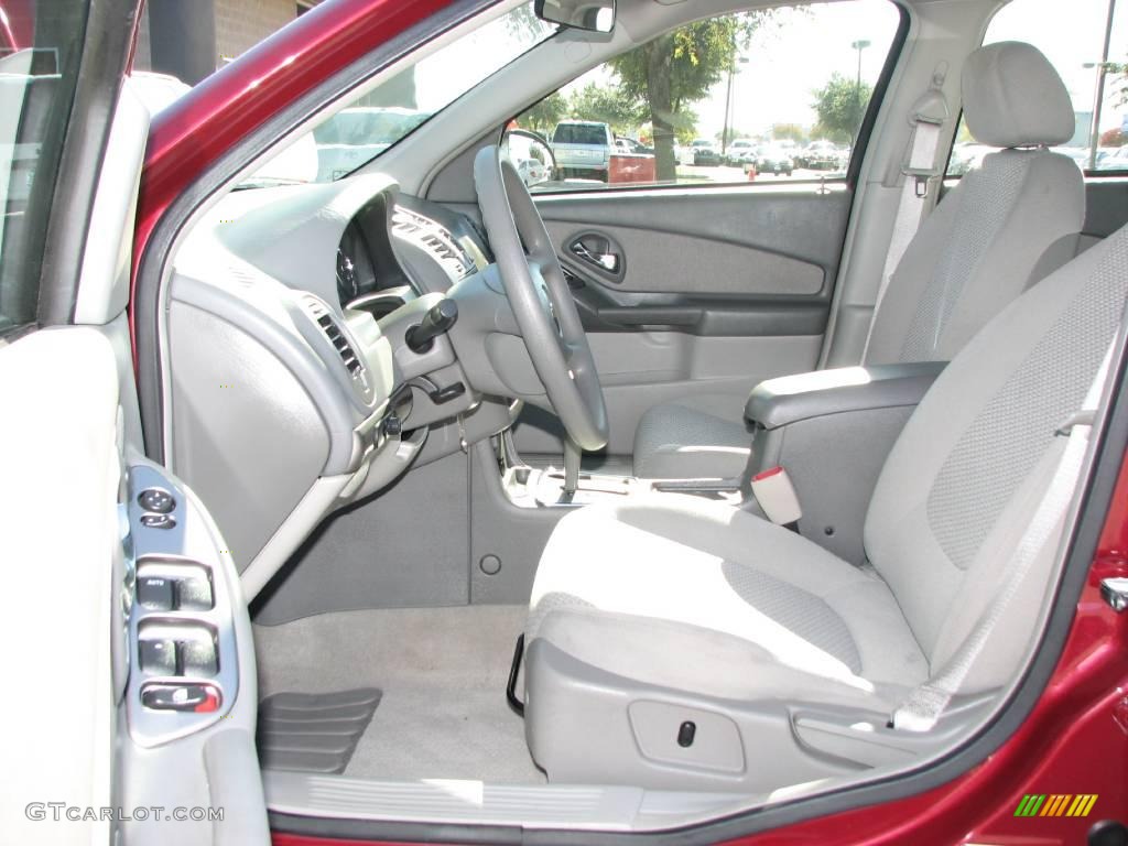 2007 Malibu LS Sedan - Sport Red Metallic / Titanium Gray photo #8