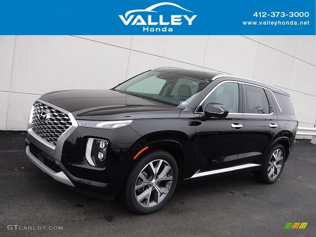 2022 Palisade Limited AWD - Abyss Black Pearl / Navy/Beige photo #1