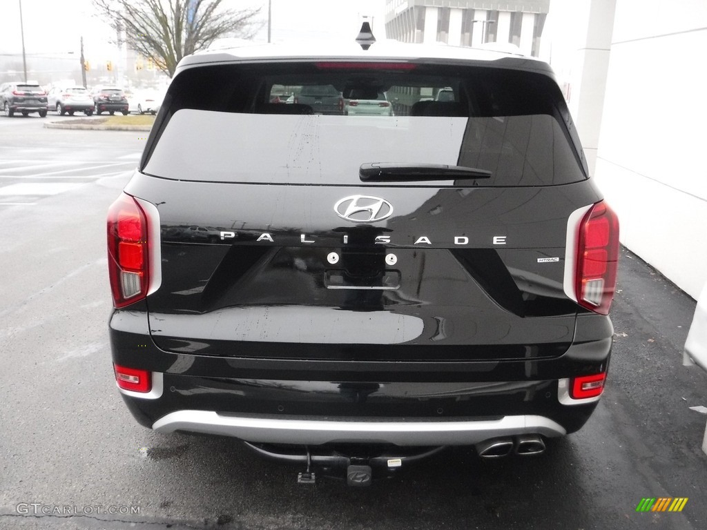 2022 Palisade Limited AWD - Abyss Black Pearl / Navy/Beige photo #8