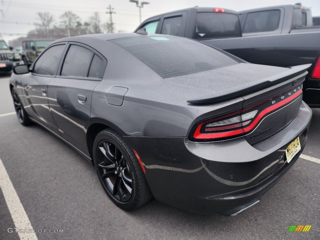 2017 Charger SXT - Granite Pearl / Black photo #4