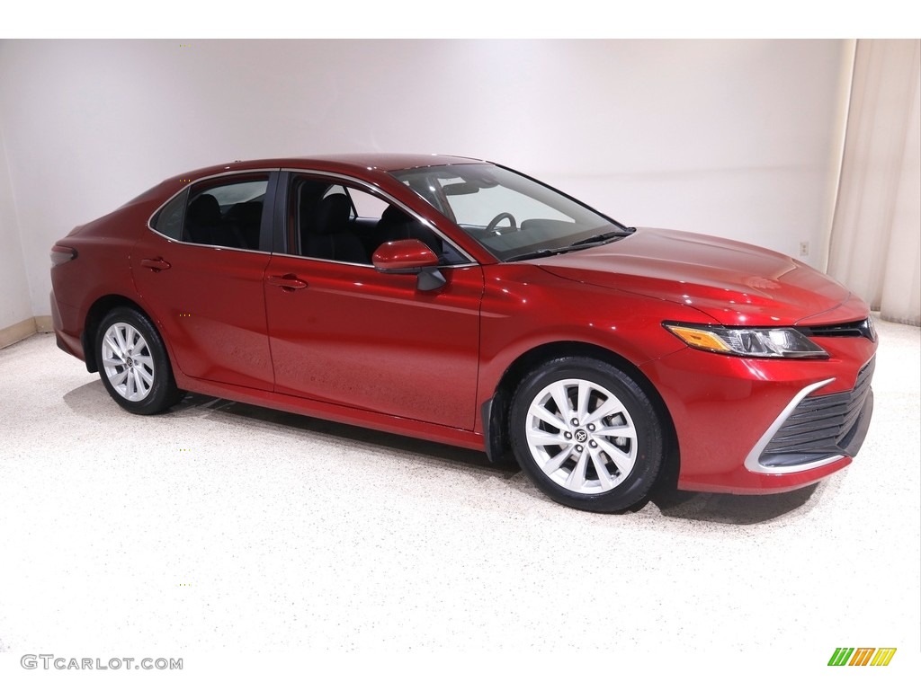 2022 Camry LE AWD - Ruby Flare Pearl / Black photo #1