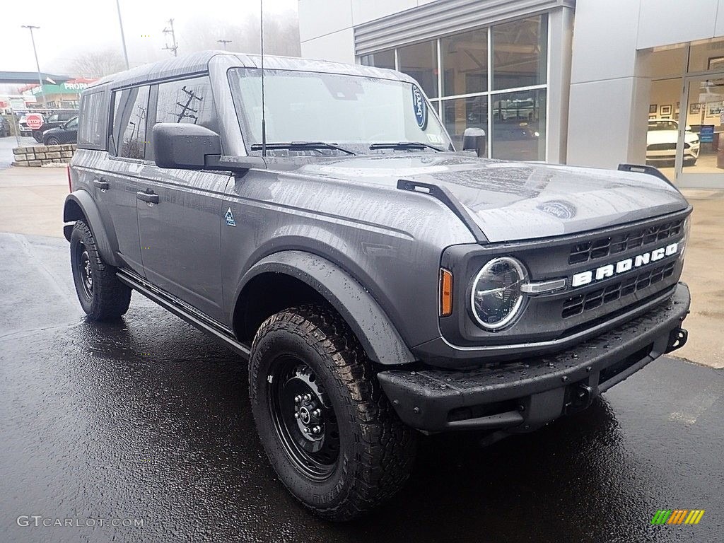 Carbonized Gray 2021 Ford Bronco Black Diamond 4x4 4-Door Exterior Photo #145559333