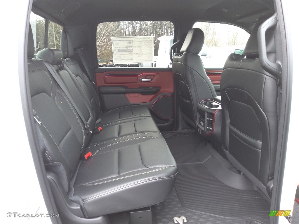 Red/Black Interior 2023 Ram 1500 Rebel Crew Cab 4x4 Photo #145560659