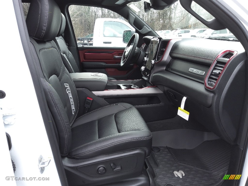 Red/Black Interior 2023 Ram 1500 Rebel Crew Cab 4x4 Photo #145560680
