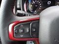 Red/Black 2023 Ram 1500 Rebel Crew Cab 4x4 Steering Wheel