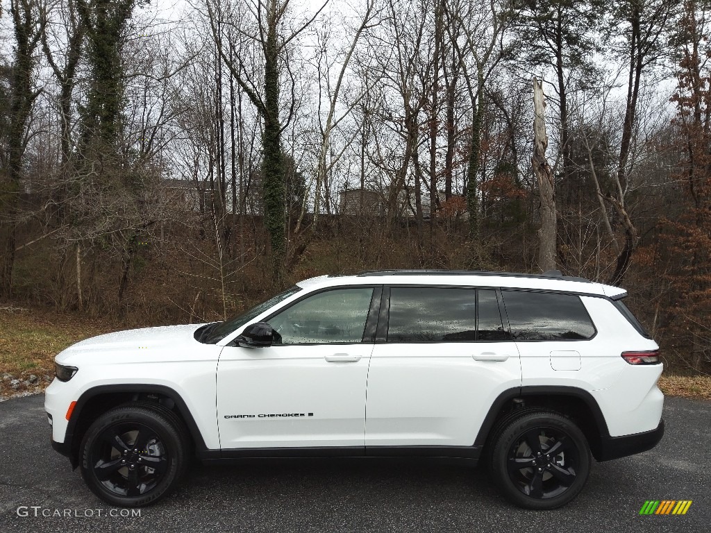 Bright White 2023 Jeep Grand Cherokee L Altitude 4x4 Exterior Photo #145560989