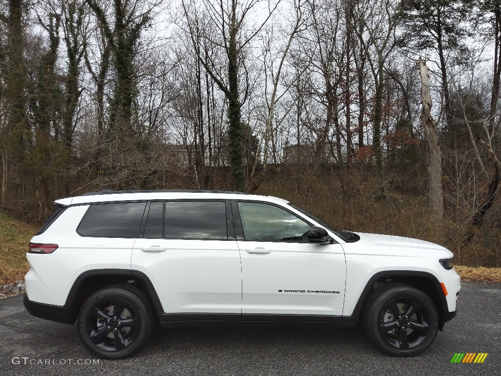 Bright White 2023 Jeep Grand Cherokee L Altitude 4x4 Exterior Photo #145561064