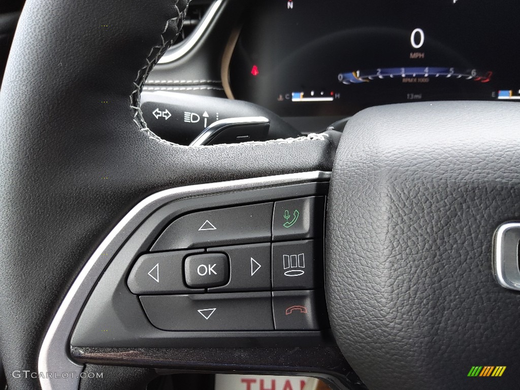 2023 Jeep Grand Cherokee L Altitude 4x4 Global Black Steering Wheel Photo #145561322
