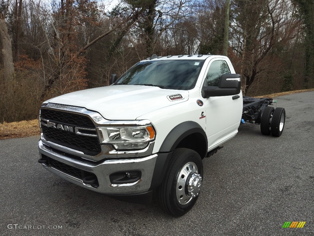 Bright White 2023 Ram 5500 Tradesman Regular Cab Chassis Exterior Photo #145561568
