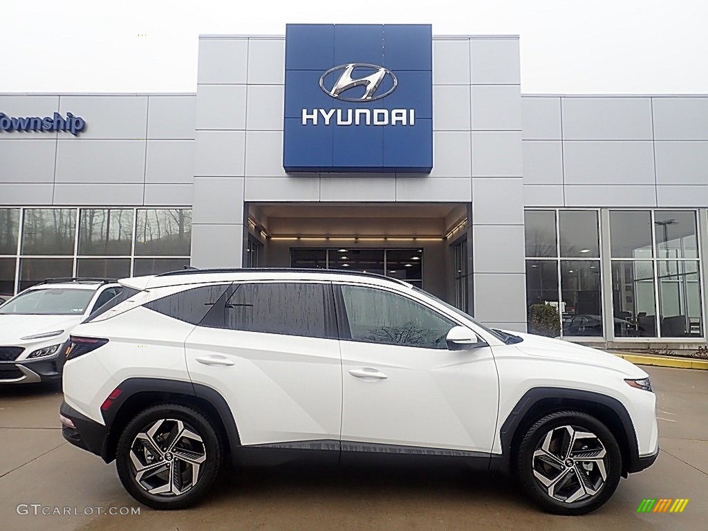 Serenity White 2023 Hyundai Tucson SEL AWD Exterior Photo #145561679