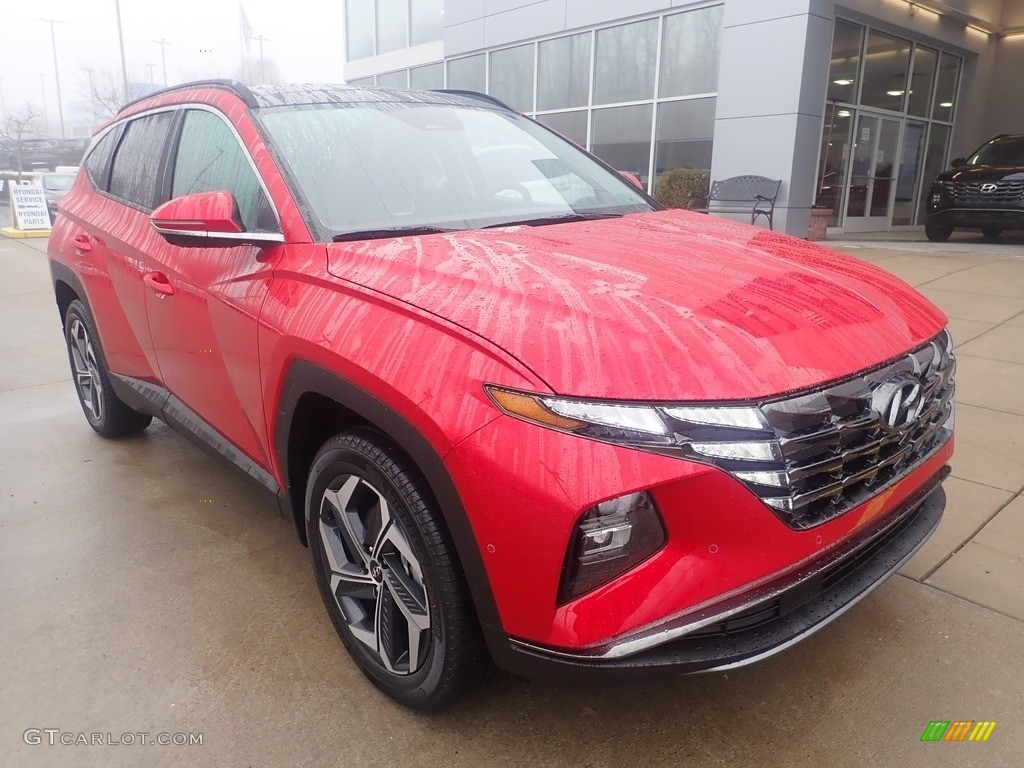 2023 Tucson Limited AWD - Calypso Red Pearl / Black photo #9