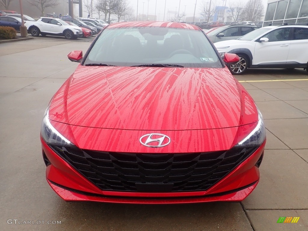 2023 Elantra SEL - Calypso Red / Medium Gray photo #8