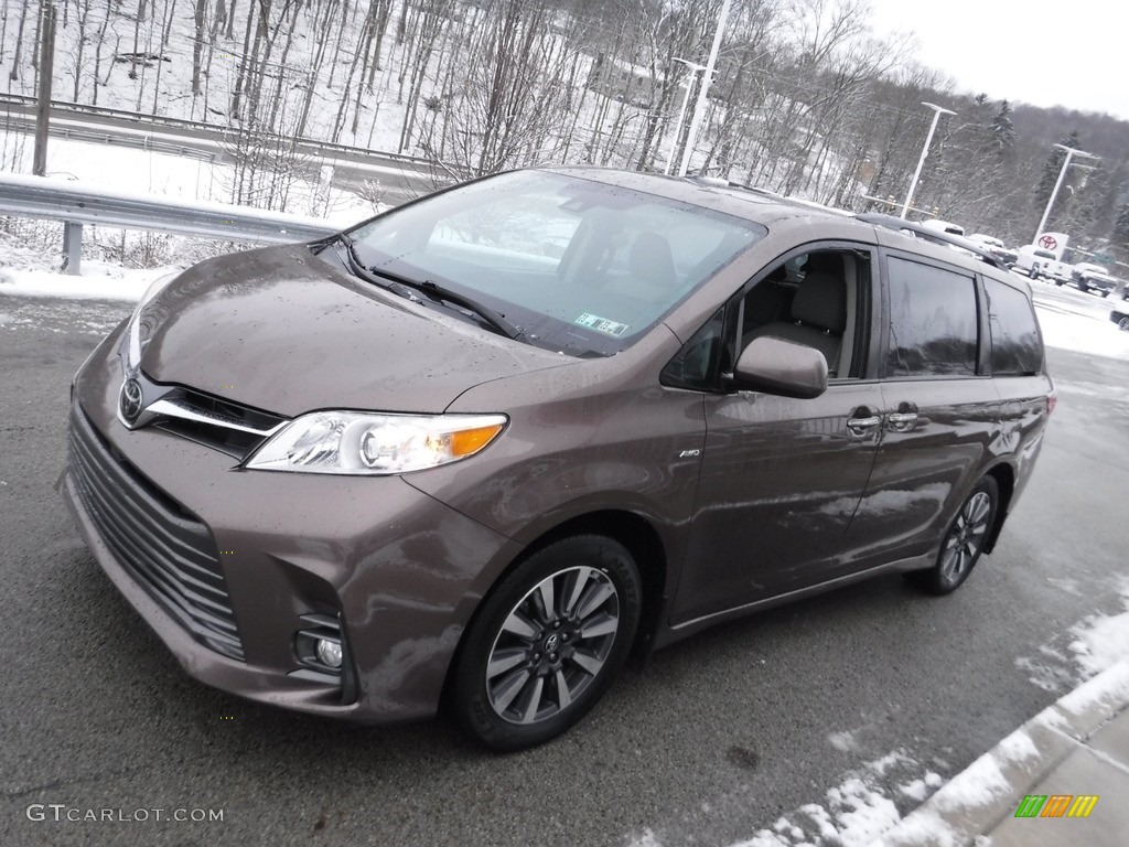 Toasted Walnut Pearl 2020 Toyota Sienna XLE AWD Exterior Photo #145563242