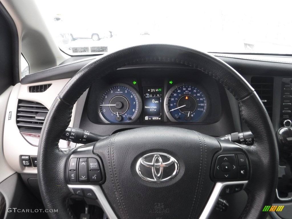 2020 Toyota Sienna XLE AWD Dark Bisque Steering Wheel Photo #145563557