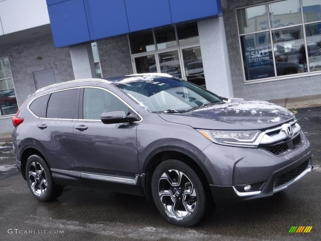 2018 CR-V Touring AWD - Modern Steel Metallic / Gray photo #1