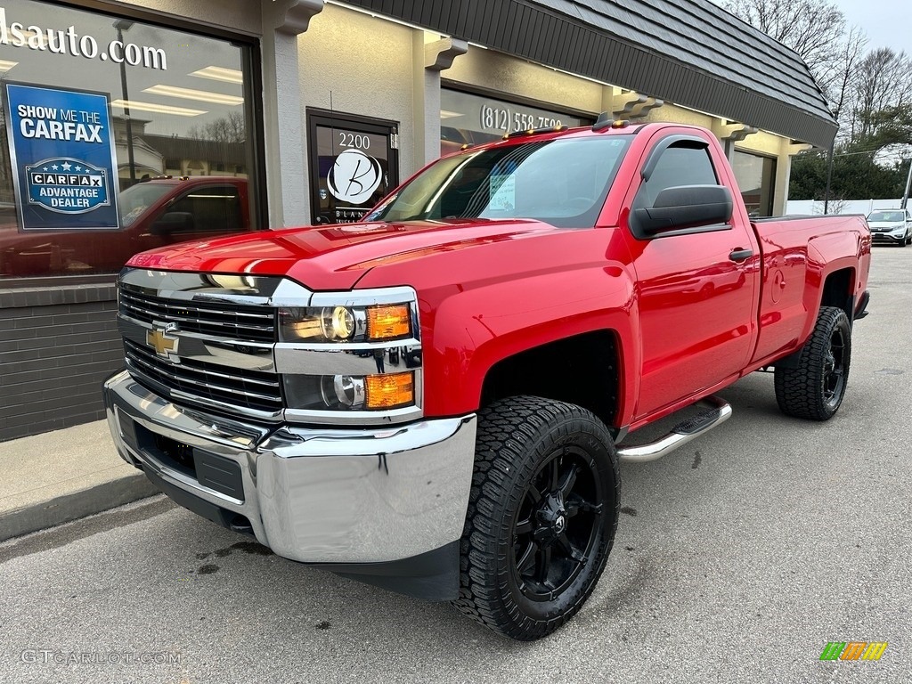 2015 Silverado 2500HD WT Regular Cab 4x4 - Victory Red / Jet Black/Dark Ash photo #2