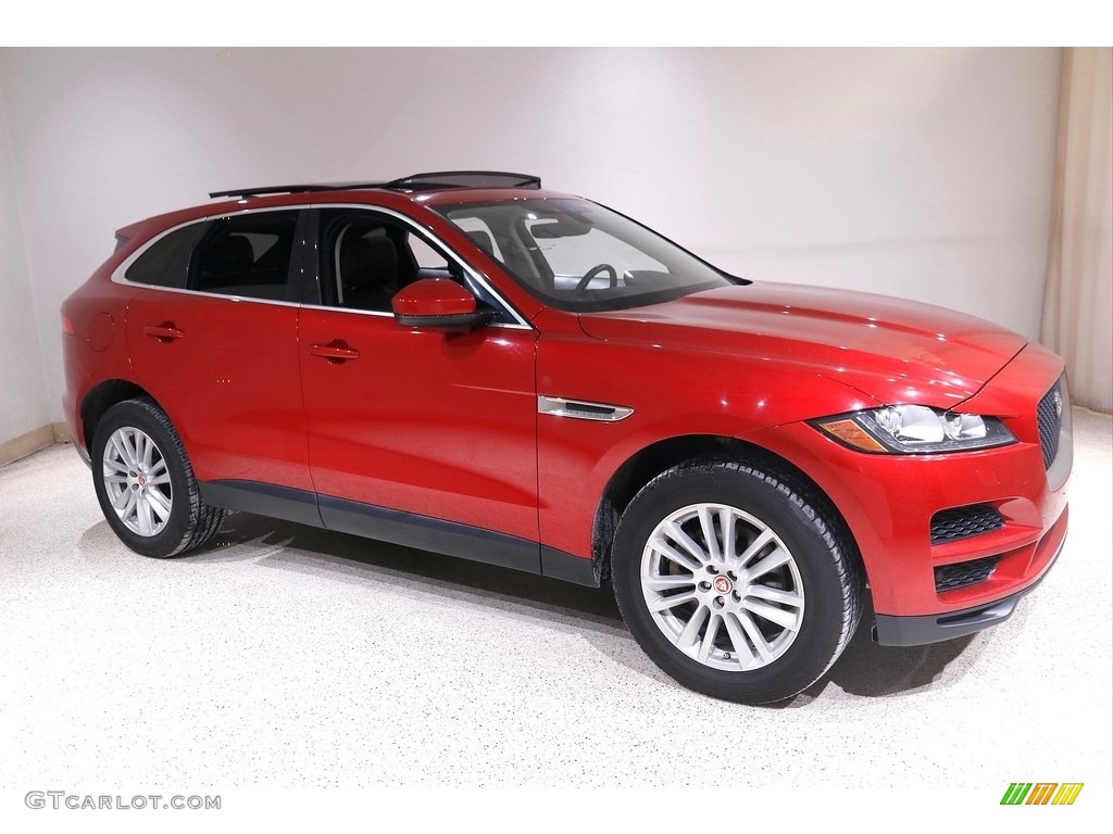 Firenze Red Metallic 2020 Jaguar F-PACE 30t Prestige Exterior Photo #145564303