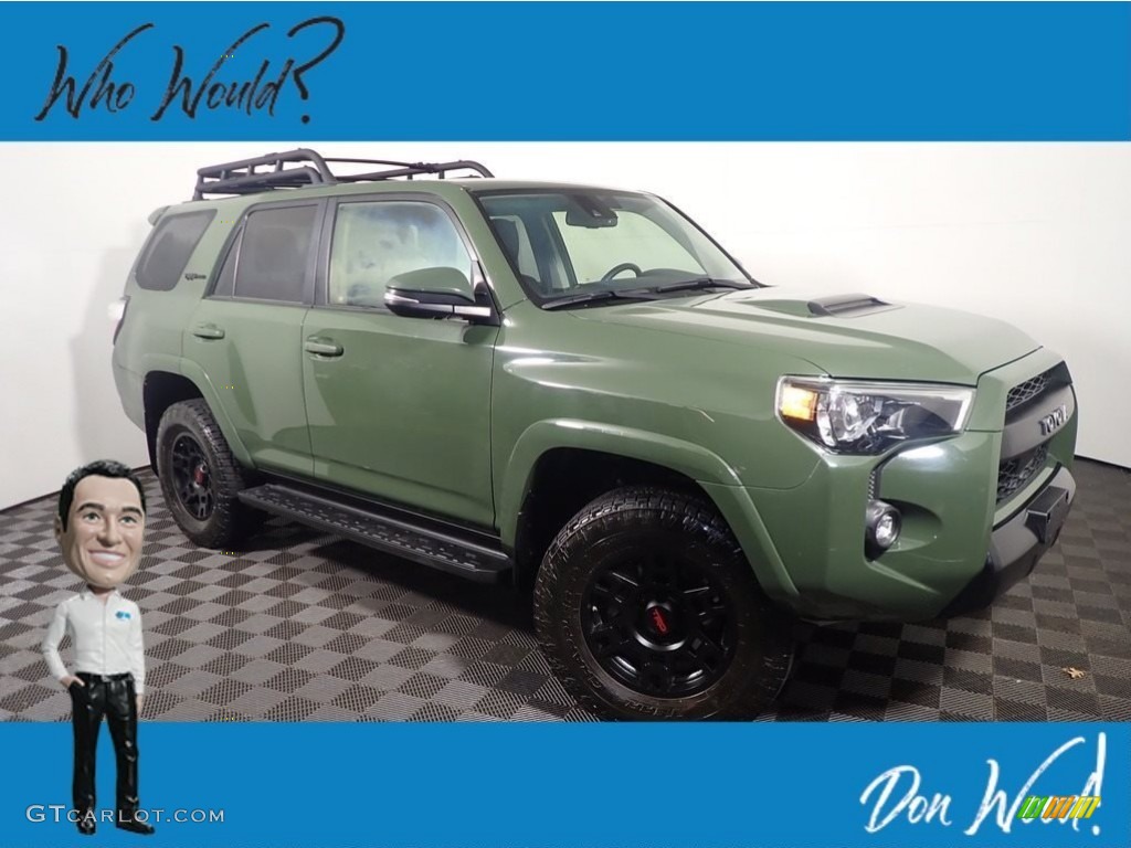 2020 4Runner TRD Pro 4x4 - Army Green / Black photo #1