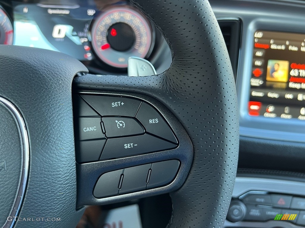 2023 Dodge Challenger R/T Scat Pack Shaker Black Steering Wheel Photo #145565630