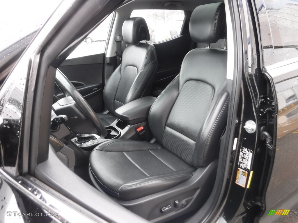 Black Interior 2014 Hyundai Santa Fe Sport 2.0T AWD Photo #145565672