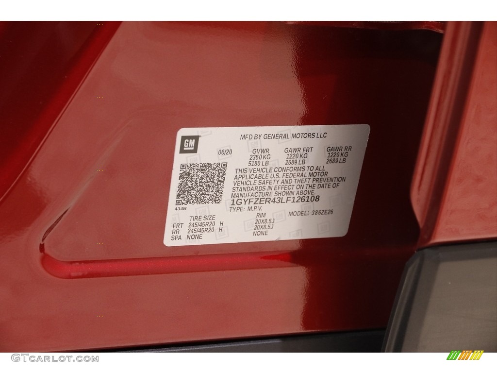 2020 XT4 Sport - Red Horizon Tintcoat / Sedona/Jet Black photo #23