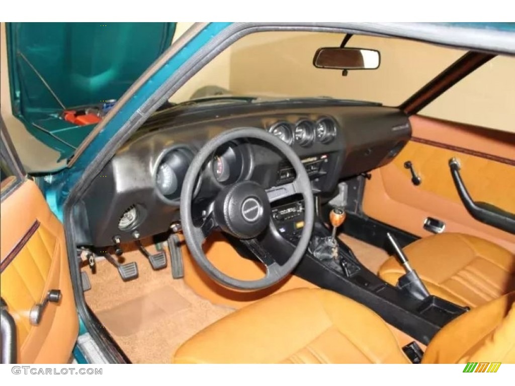 Brown Interior 1974 Datsun 260Z Coupe Photo #145566107