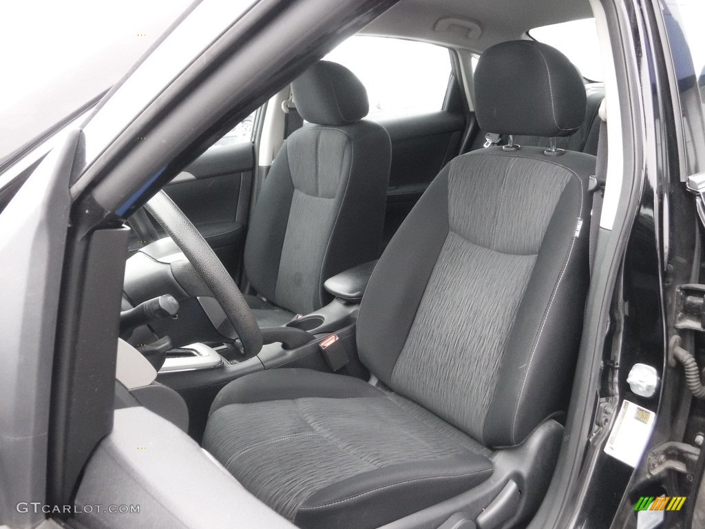 2014 Sentra SV - Super Black / Charcoal photo #13