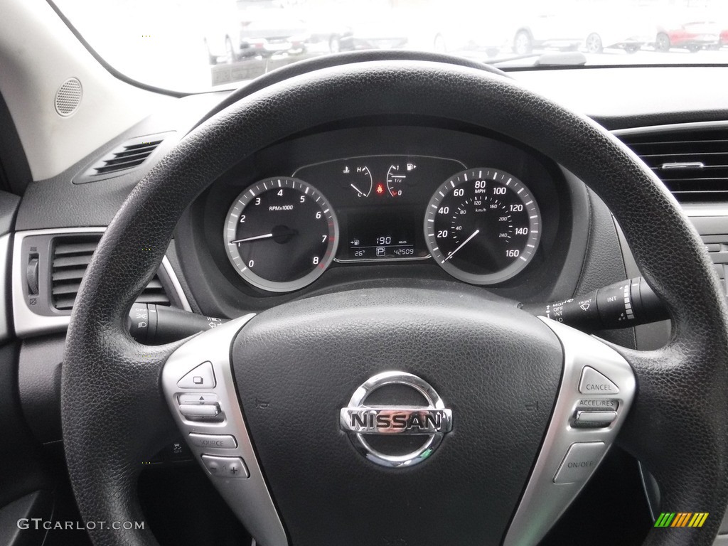 2014 Sentra SV - Super Black / Charcoal photo #19