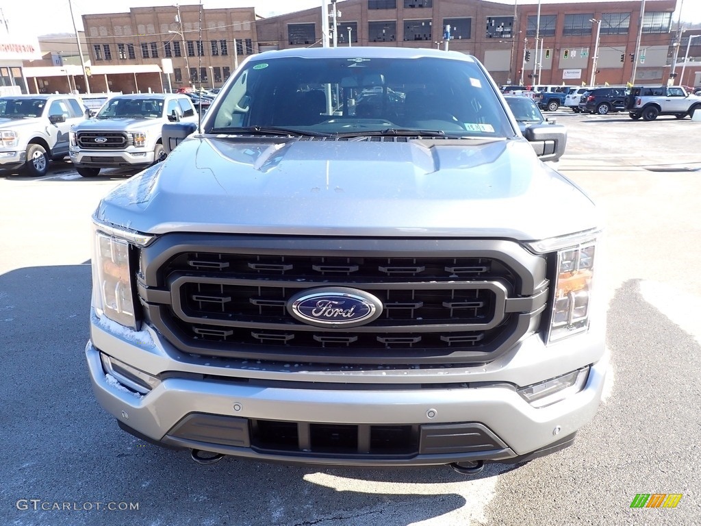 2023 F150 XLT SuperCrew 4x4 - Iconic Silver Metallic / Black photo #3
