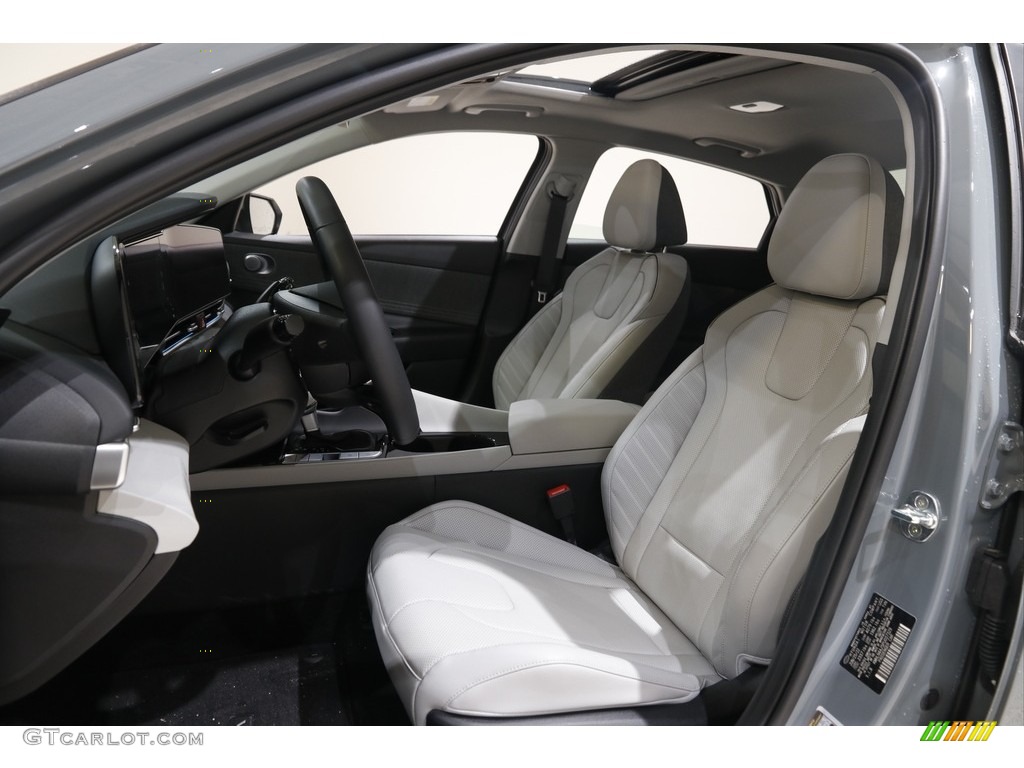 2023 Elantra Limited Hybrid - Electric Shadow / Medium Gray photo #5