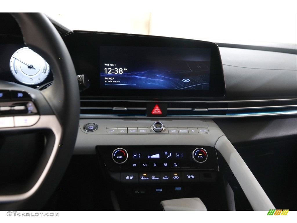 2023 Elantra Limited Hybrid - Electric Shadow / Medium Gray photo #9