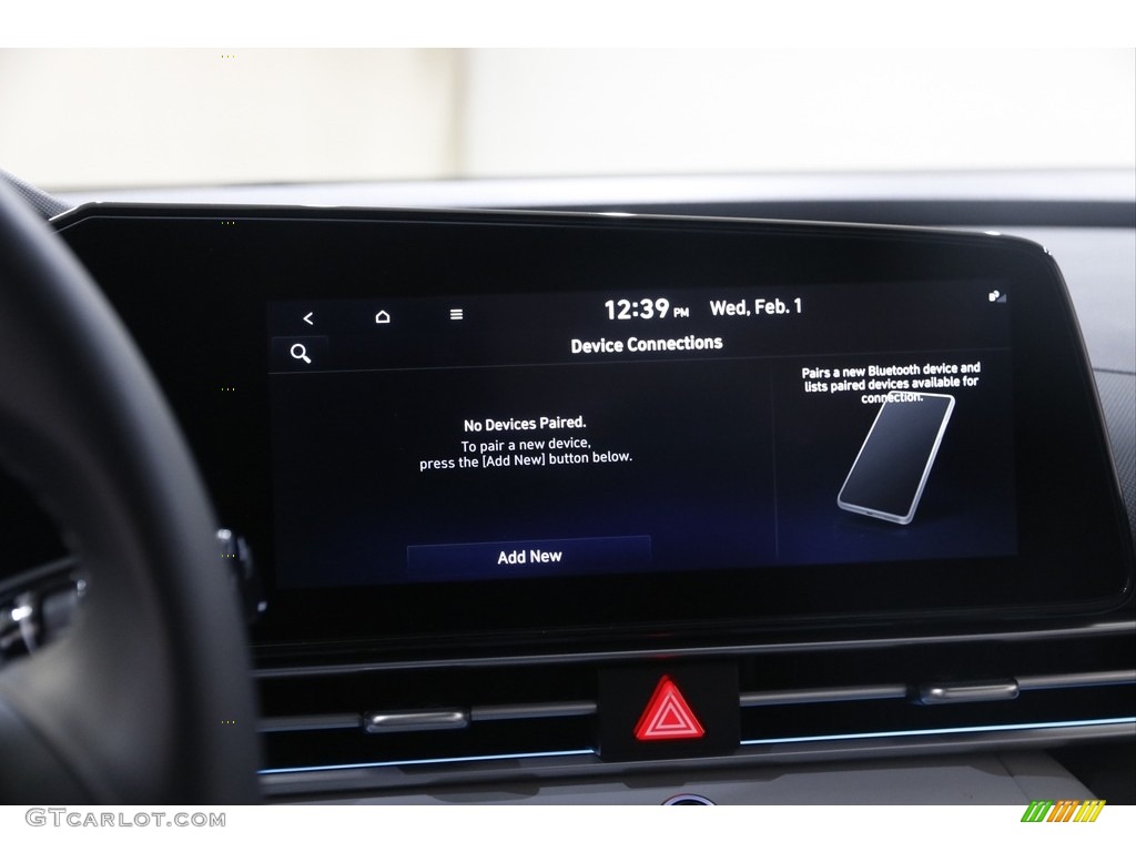 2023 Elantra Limited Hybrid - Electric Shadow / Medium Gray photo #11
